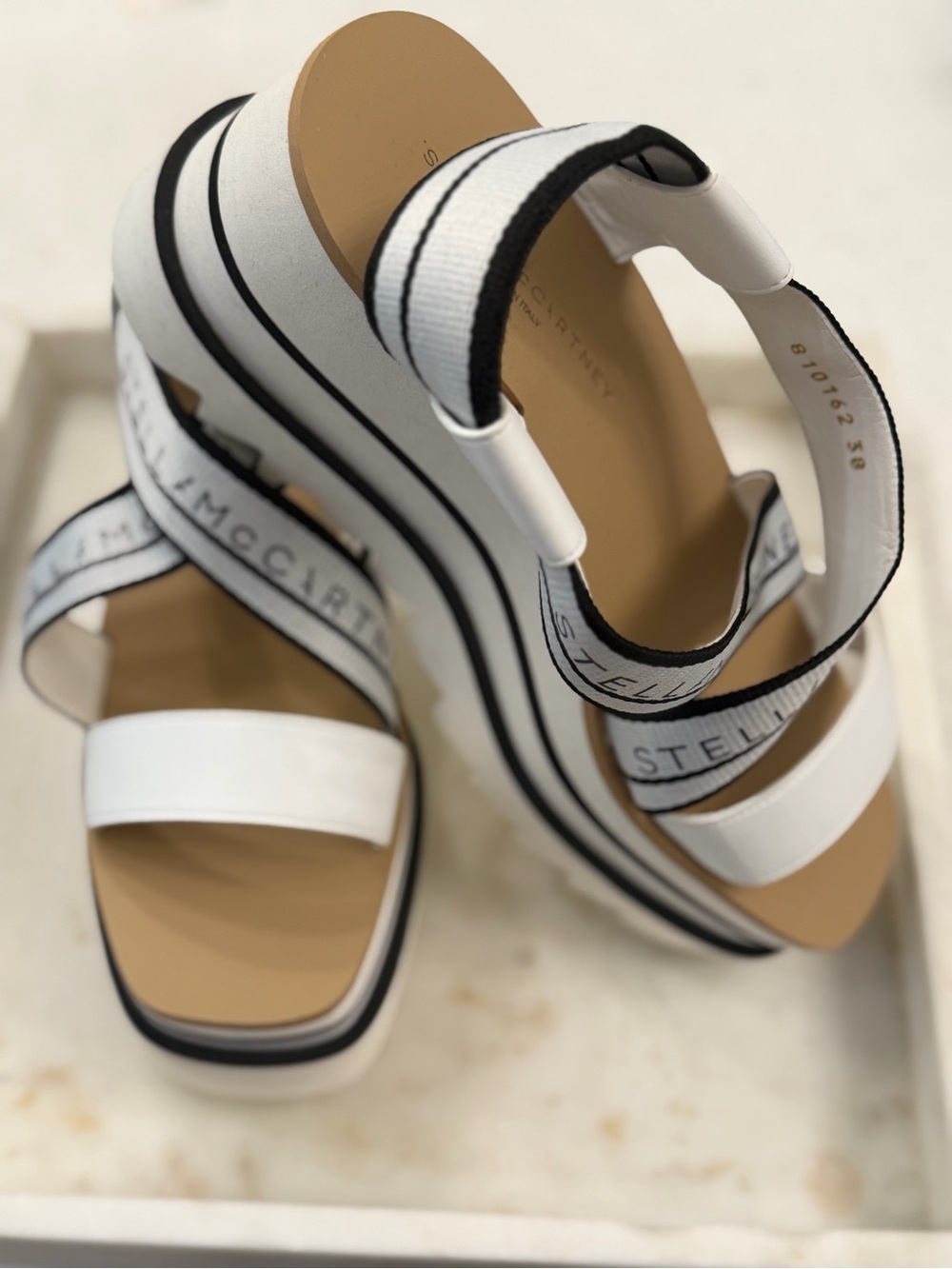 💯 Authentic Stella McCartney Sneak-Elyse Platform Sandals